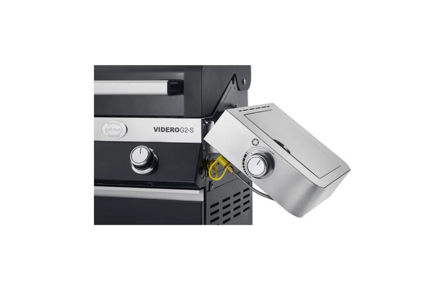 GRATAR PE GAZ VIDERO G2-S VARIO+ NEGRU ROSLE # 25534