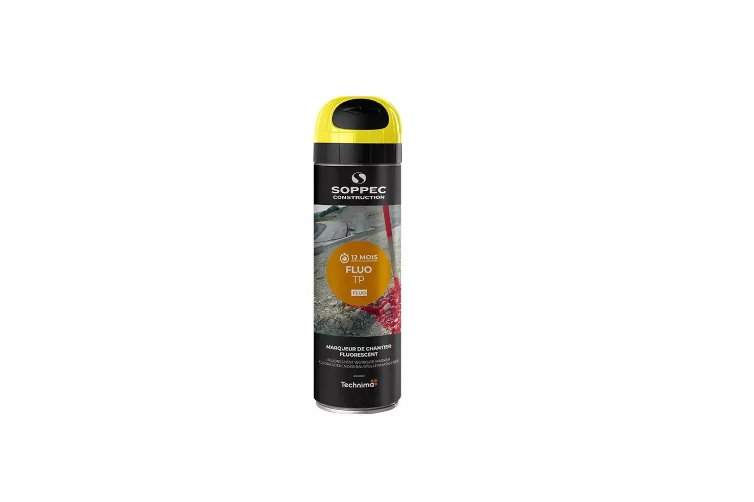 SPRAY CONSTRUCTII FLUO TP GALBEN SOPPEC # 141517E