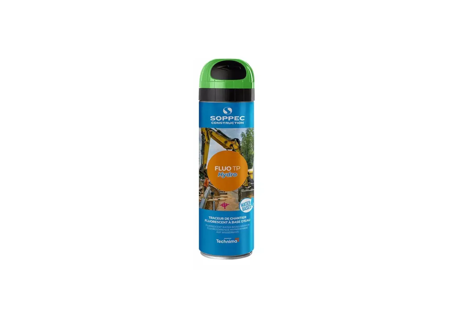 SPRAY CONSTRUCTII FLUO TP HYDRO VERDE SOPPEC # 143518E