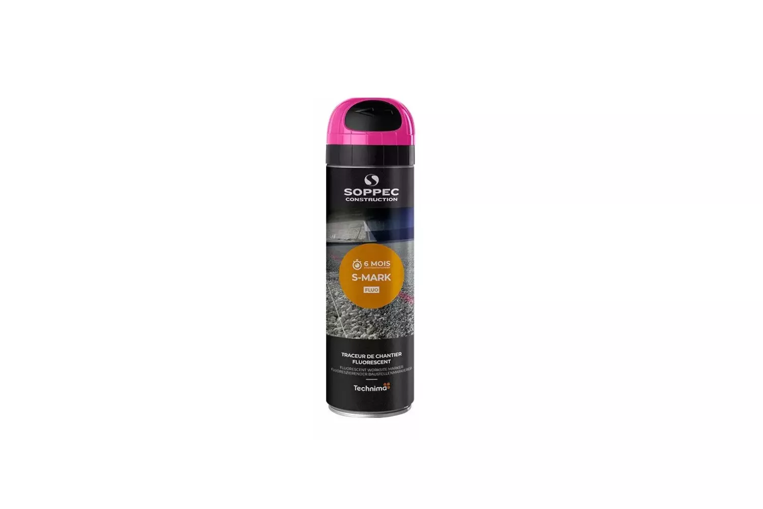 SPRAY CONSTRUCTII S MARK FLUO ROZ SOPPEC # 141925E