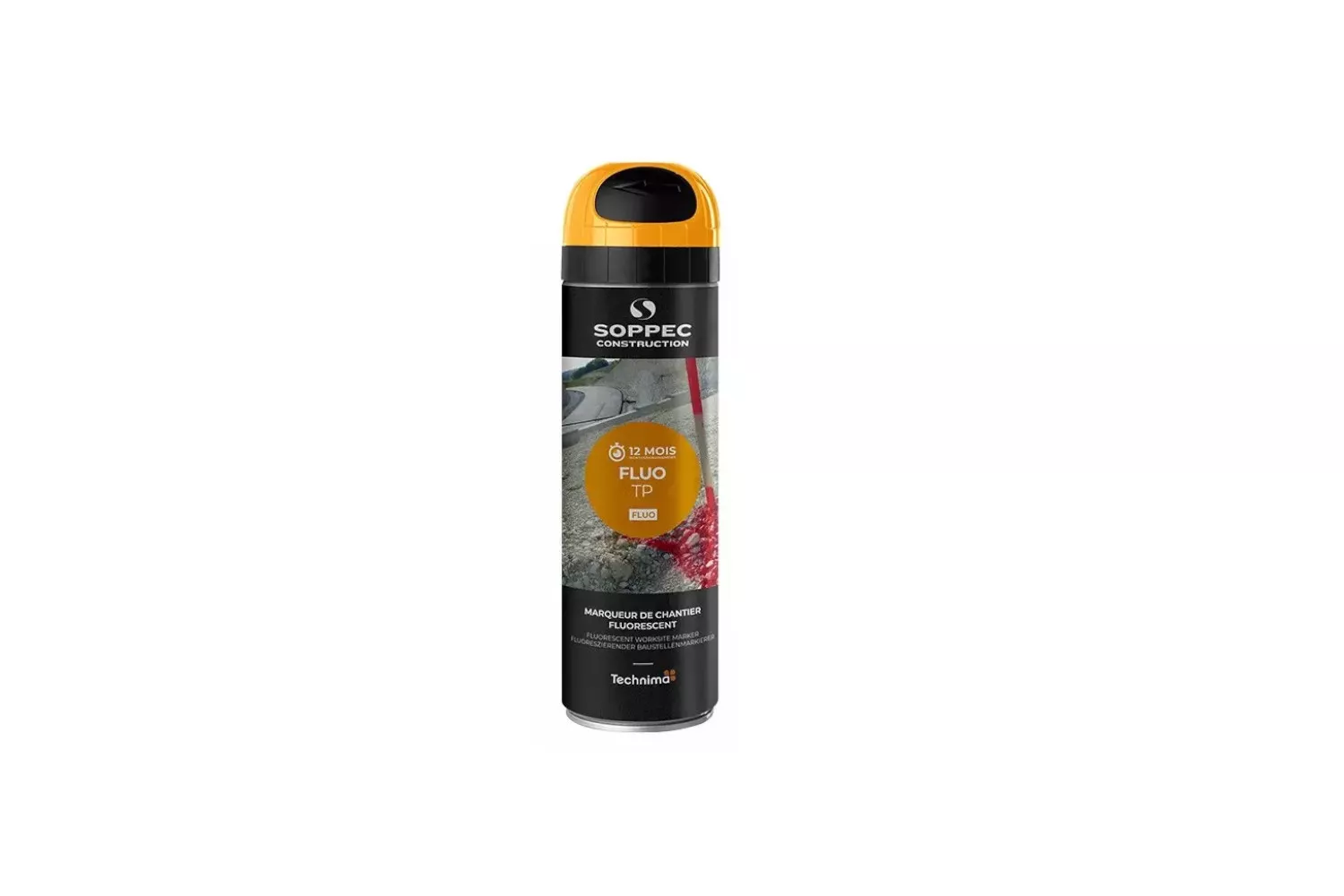 SPRAY CONSTRUCTII FLUO TP PORTOCALIU SOPPEC # 141516E