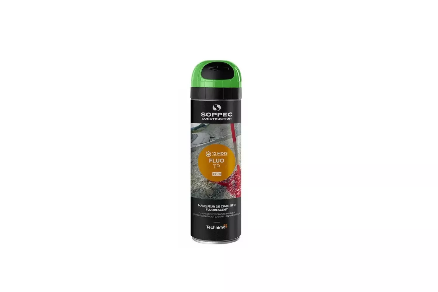 SPRAY CONSTRUCTII FLUO TP VERDE SOPPEC # 141518E
