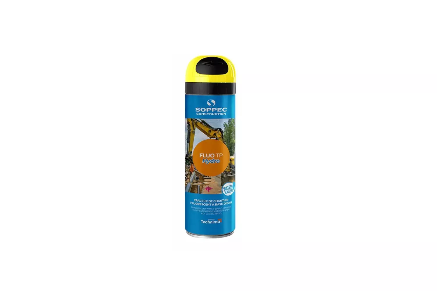 SPRAY CONSTRUCTII FLUO TP HYDRO GALBEN SOPPEC # 143517E