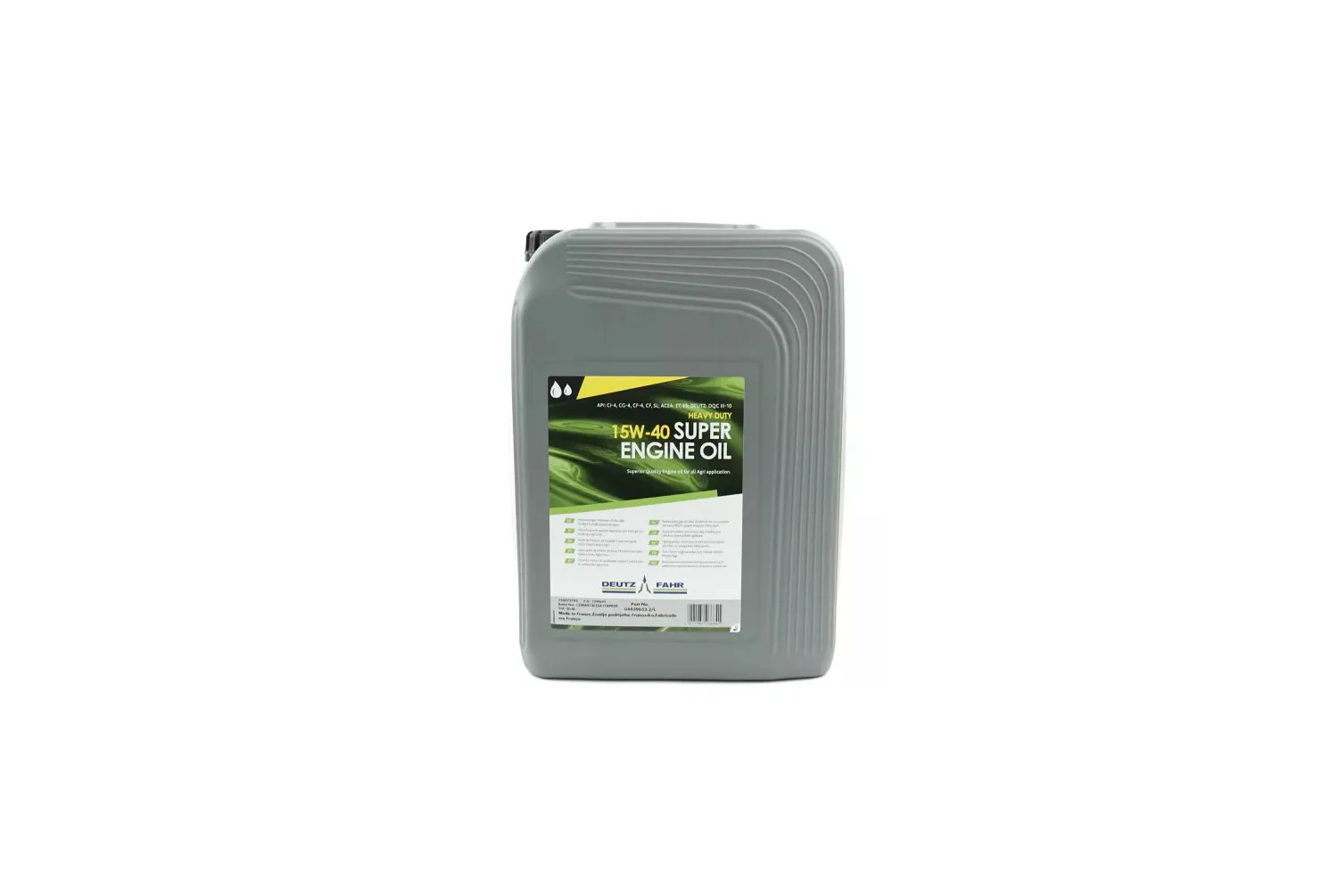 ULEI MOTOR SUPER ENGINE OIL DEUTZ 15W40 20L # 550072745