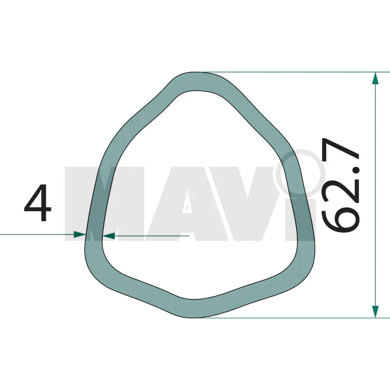 TEAVA CARDAN IN 3 62.7 MM/53.6MM/1M GR # 377377294 + 377377295