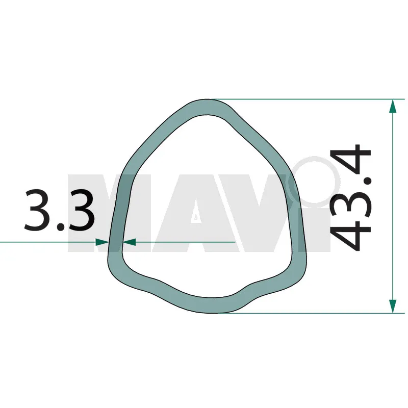 TEAVA CARDAN IN 3 43.4MM/36.1MM/1M GR # 377377288 + 377377289