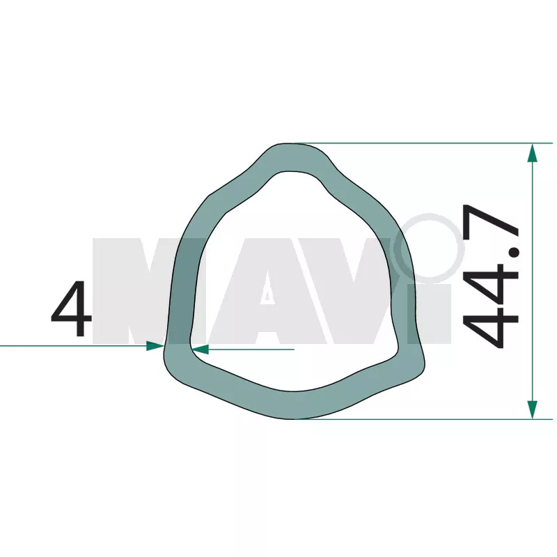 TEAVA CARDAN IN 3 44.7 MM/51.3MM/1M GR # 377377290 + 377377291