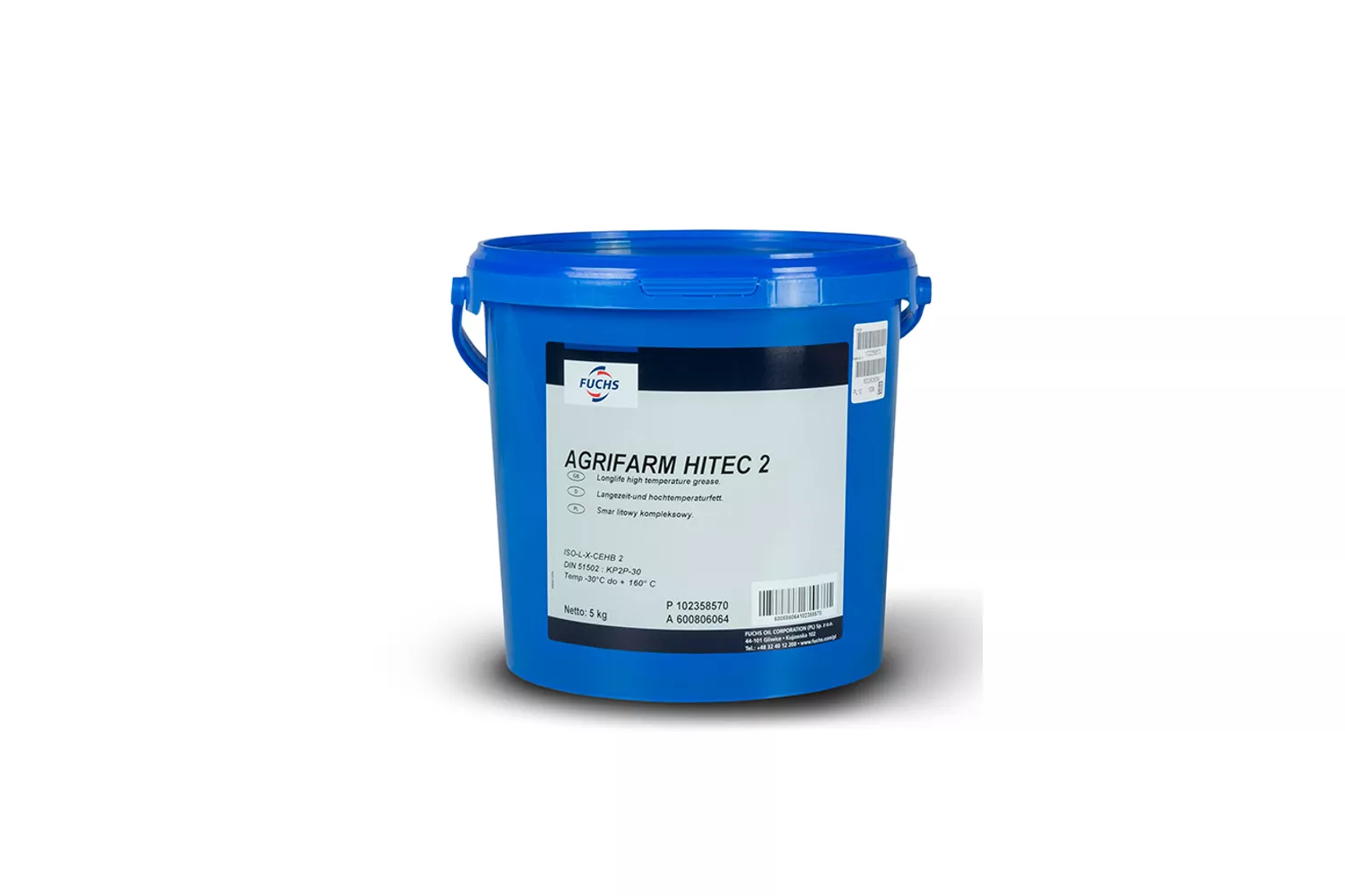 VASELINA  AGRIFARM HITEC 2 K20 FUCHS 5KG