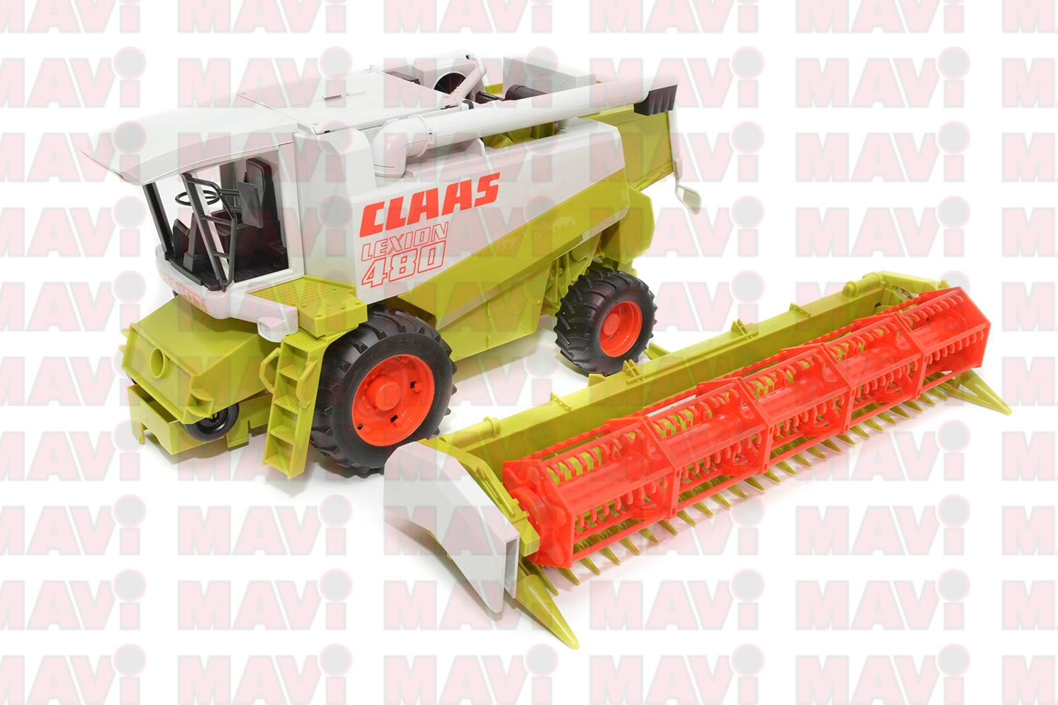 Jucarie Bruder, combina de treierat Claas Lexion 480, 1:16, 450x370x220 mm # 02120