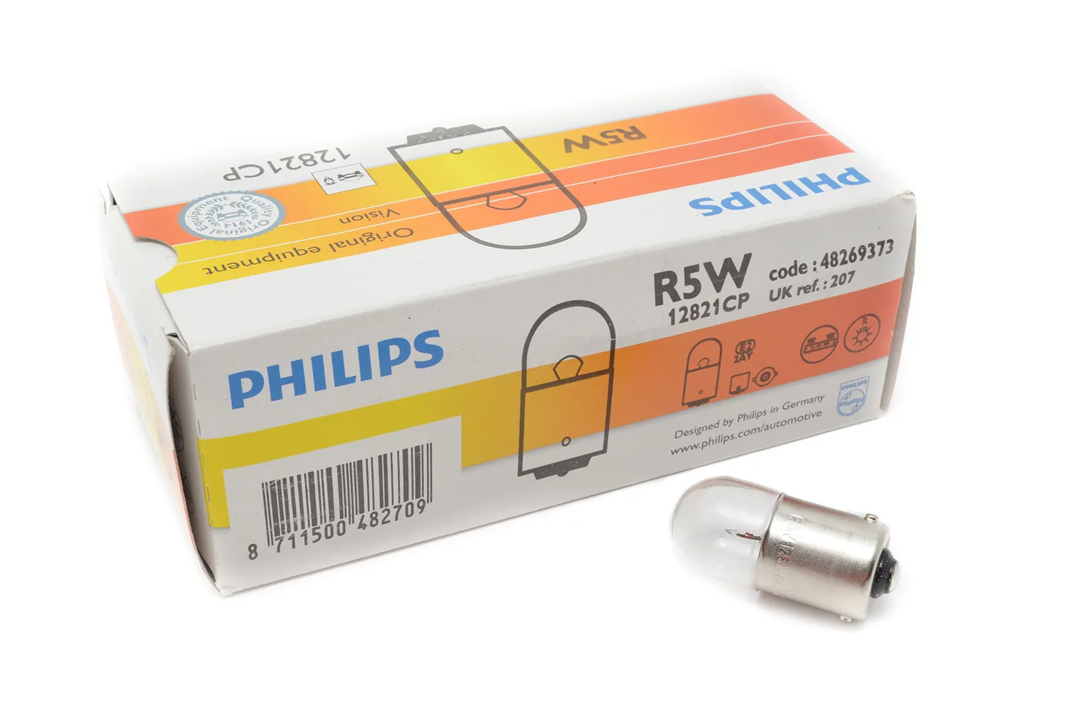 Bec Auxiliar 12Vxr5W Philips # 12821Cp
