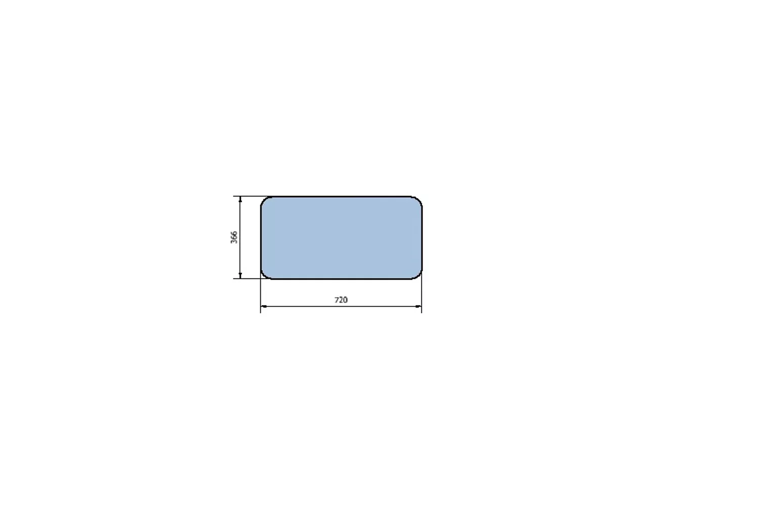 Geam Spate 720X366 Tip Nou Ifron