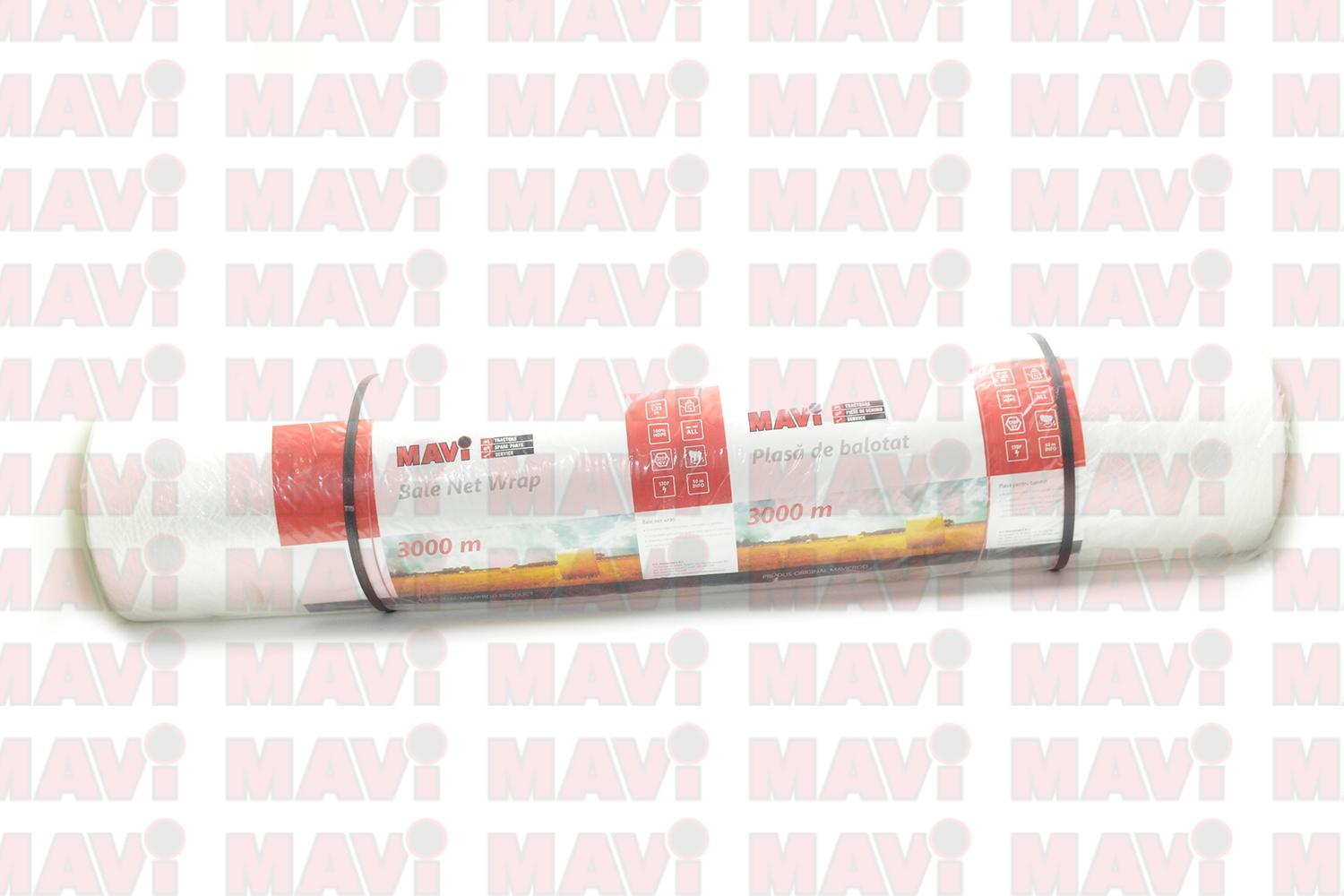 Plasa de balotat Mavi 3000 m, latime de lucru 1250 mm