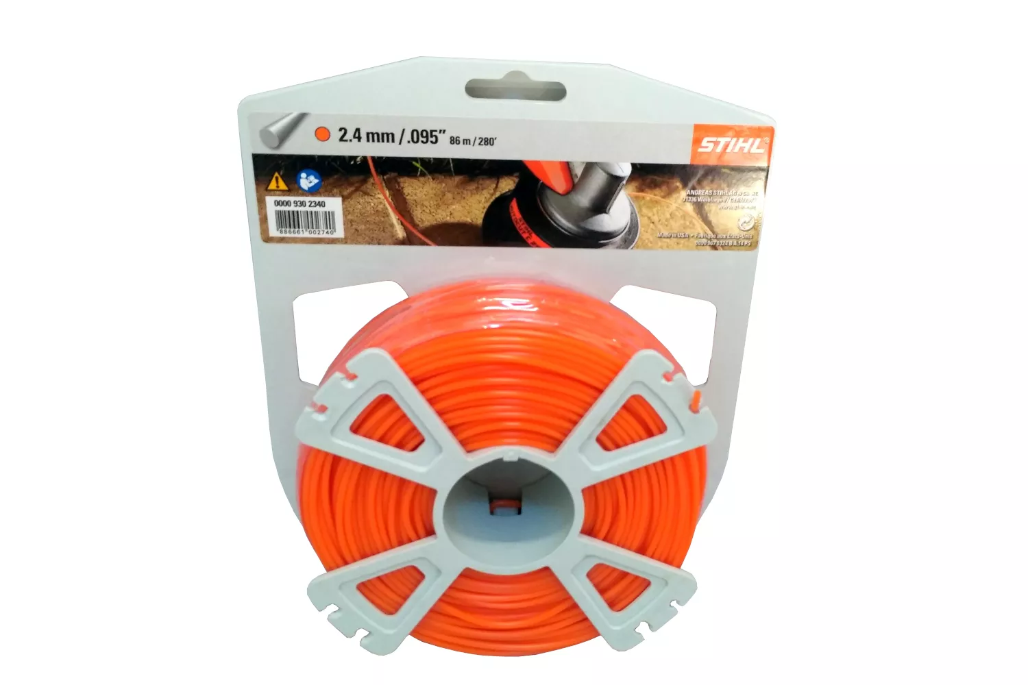 Fir Nylon Rotund 2.4 mmx83M Stihl # 00009302340