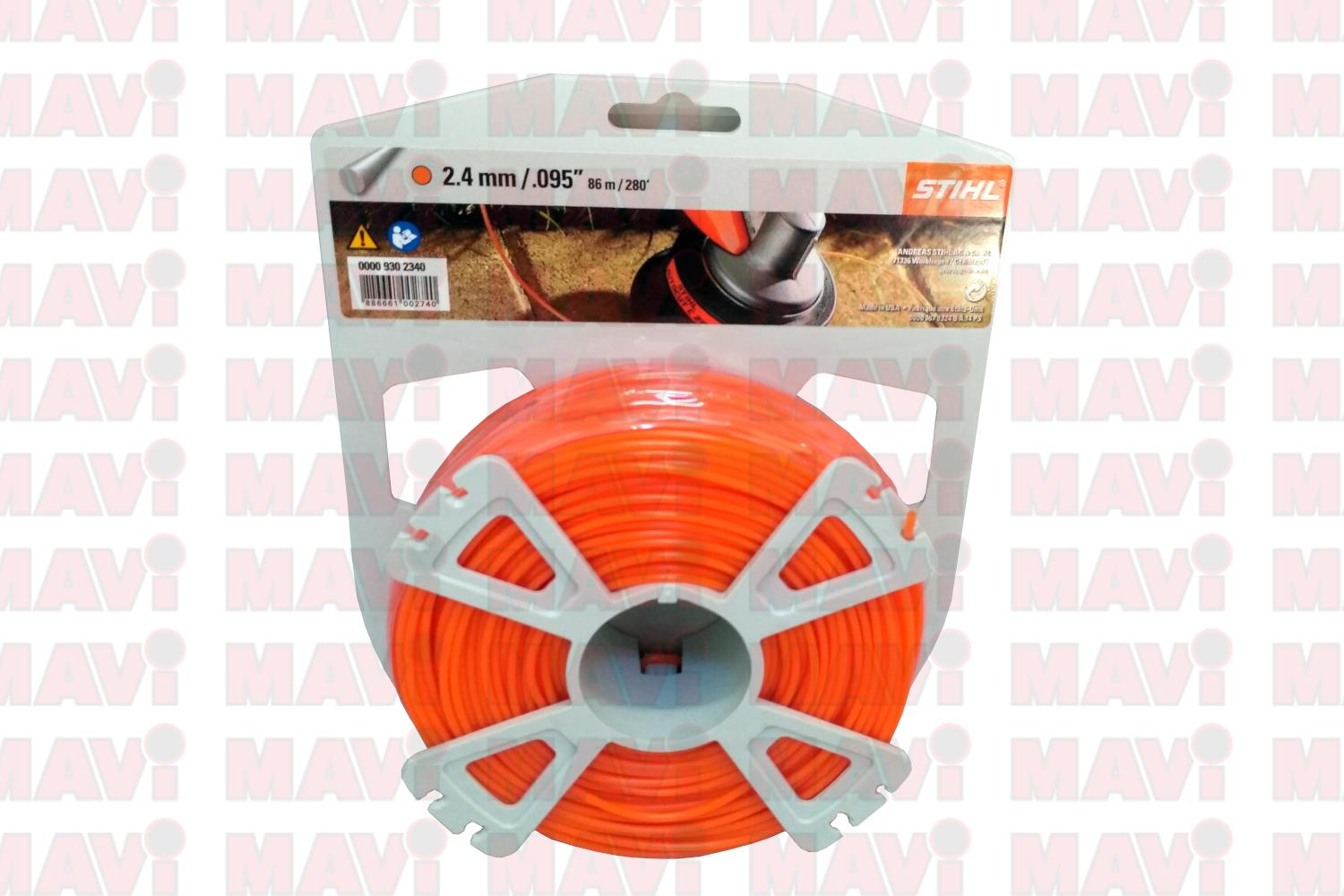 Fir Nylon Rotund 2.4 mmx83M Stihl # 00009302340