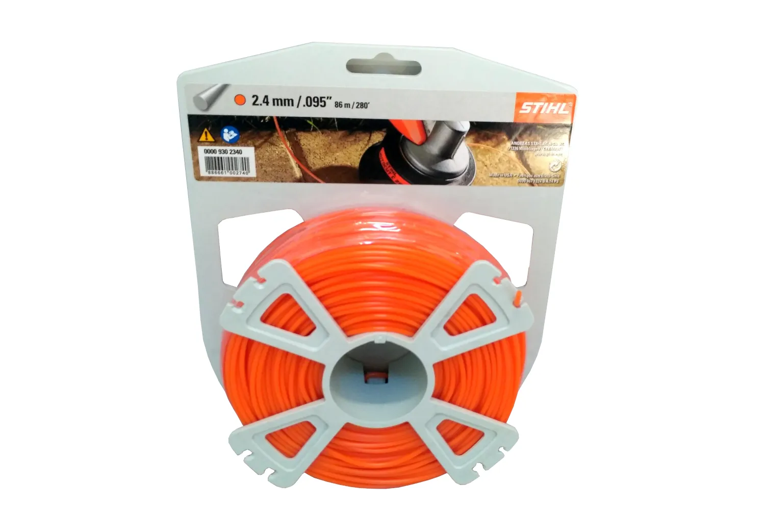 Fir Nylon Rotund 2.4 mmx83M Stihl # 00009302340