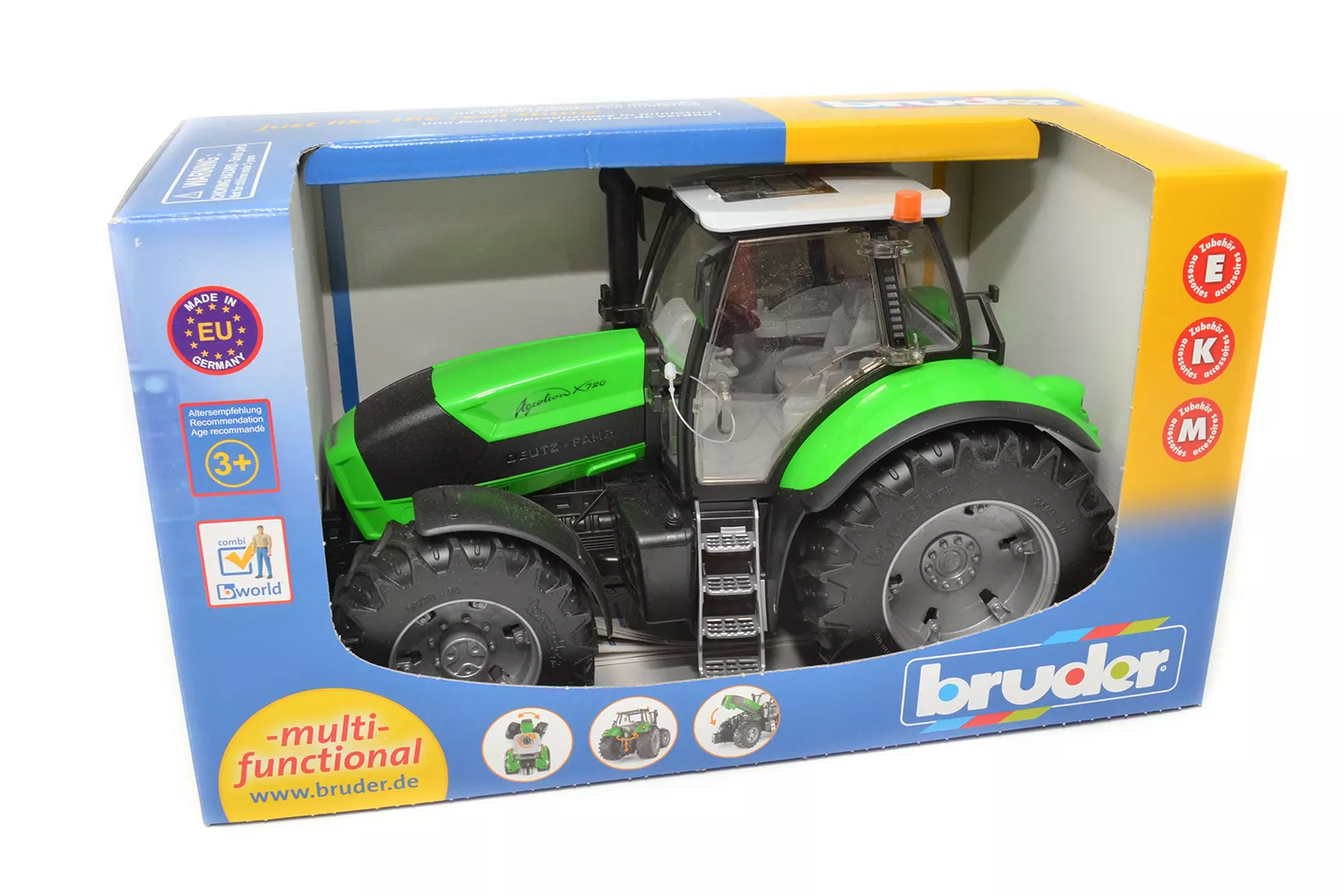 Jucarie Bruder, tractor Deutz Agr X720, 1:16, 355x180x204 mm # 03080