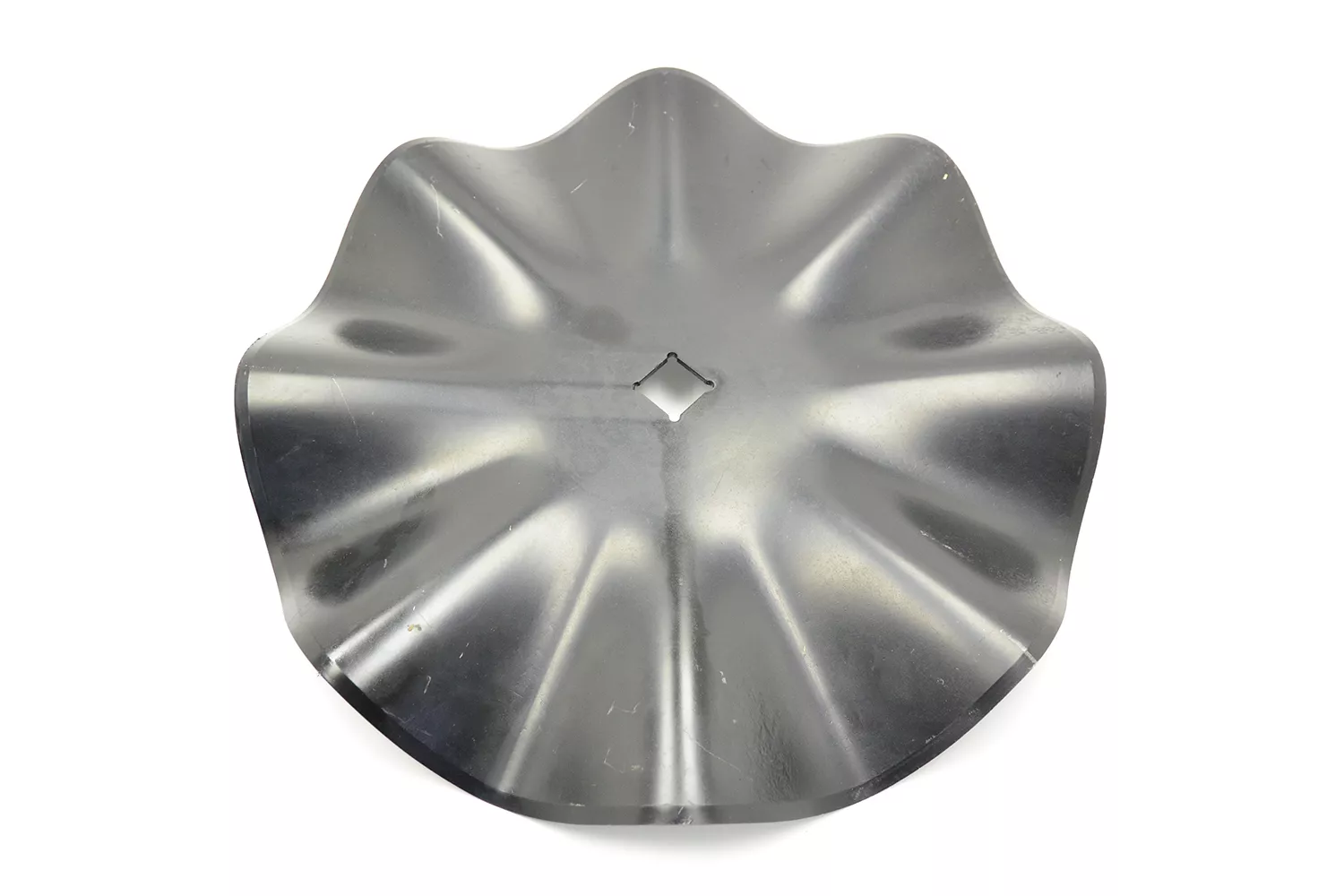 Disc ondulat OFAS cu gaura patrata, diametru 520 mm, grosime 5 mm, marime gaura 33 mm