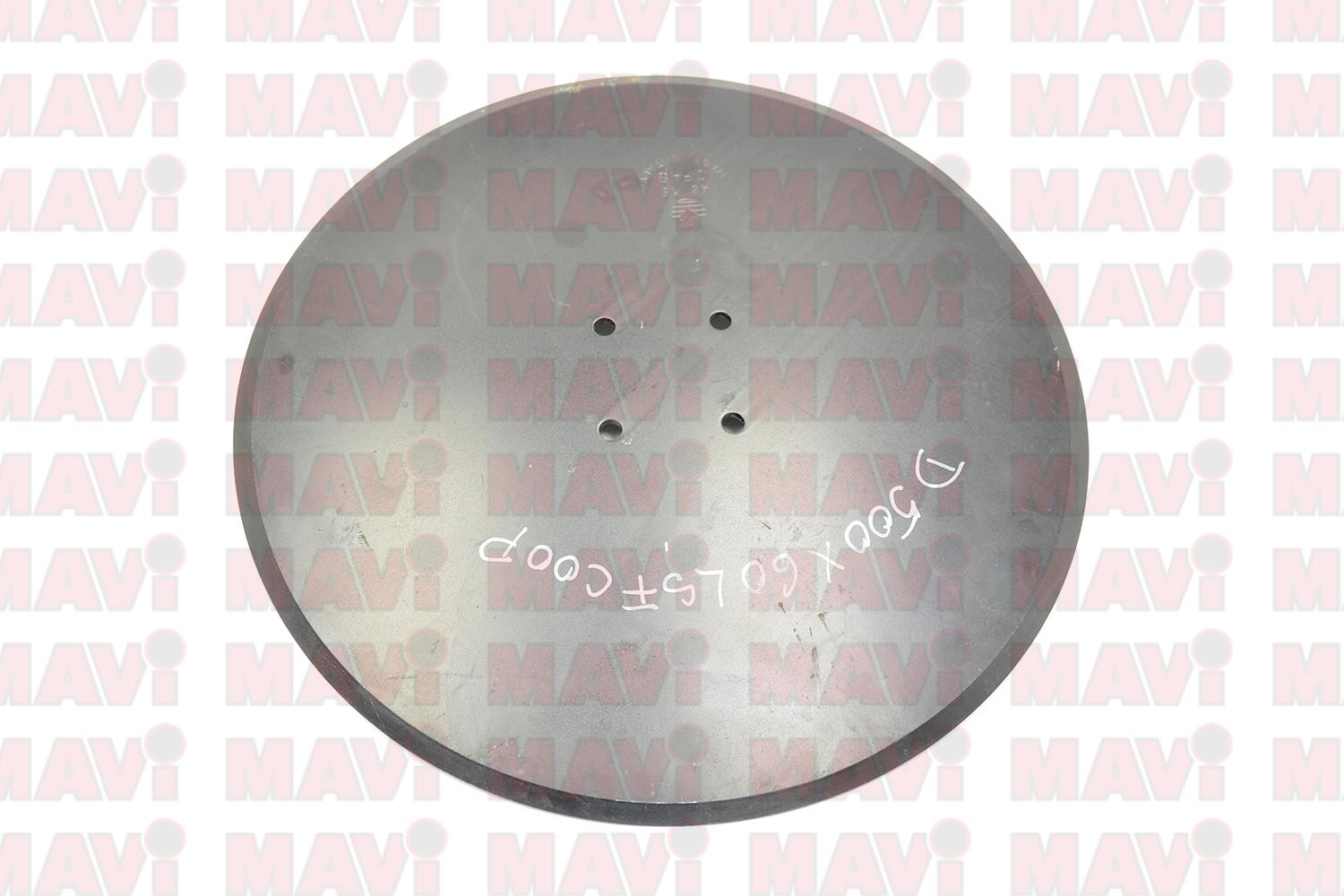 Disc drept OFAS cu 4 gauri rotunde, diametru 500 mm, grosime 6 mm, marime gaura 11 mm