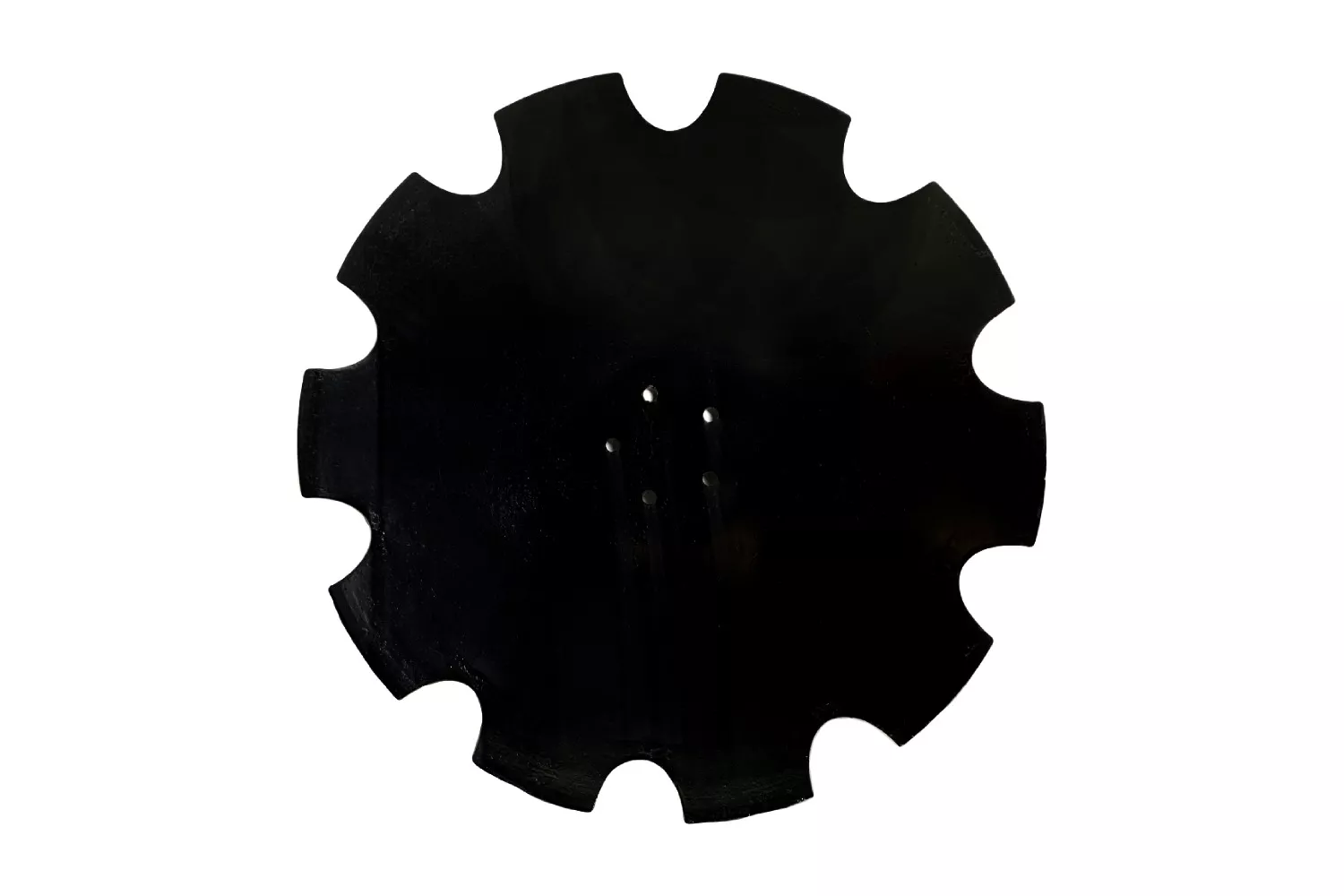 Disc crestat OFAS cu 5 gauri rotunde, diametru 610 mm, grosime 6 mm, marime gaura 12.5 mm