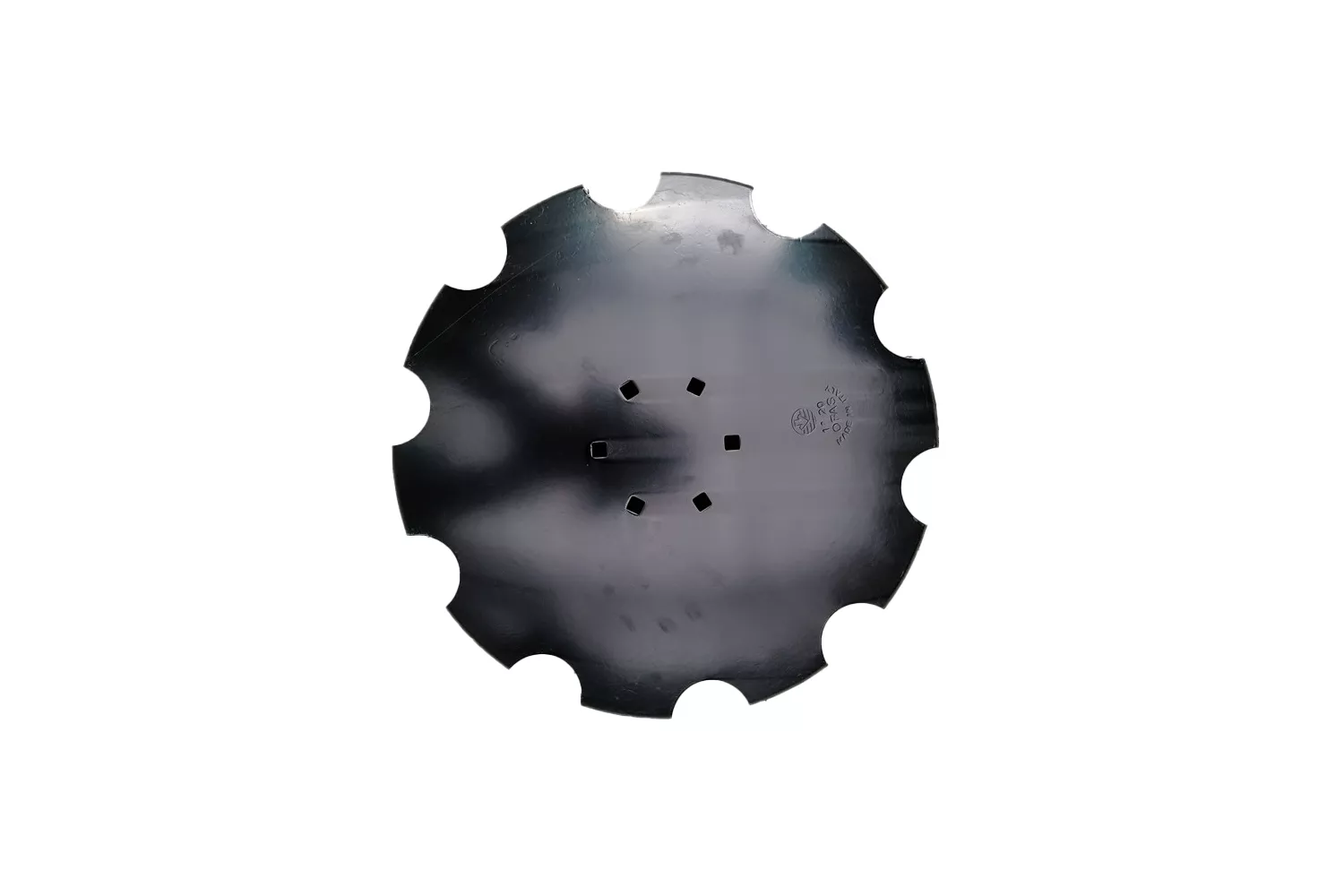 Disc crestat OFAS cu 6 gauri patrate, diametru 460 mm, grosime 5 mm, marime gaura 11 mm