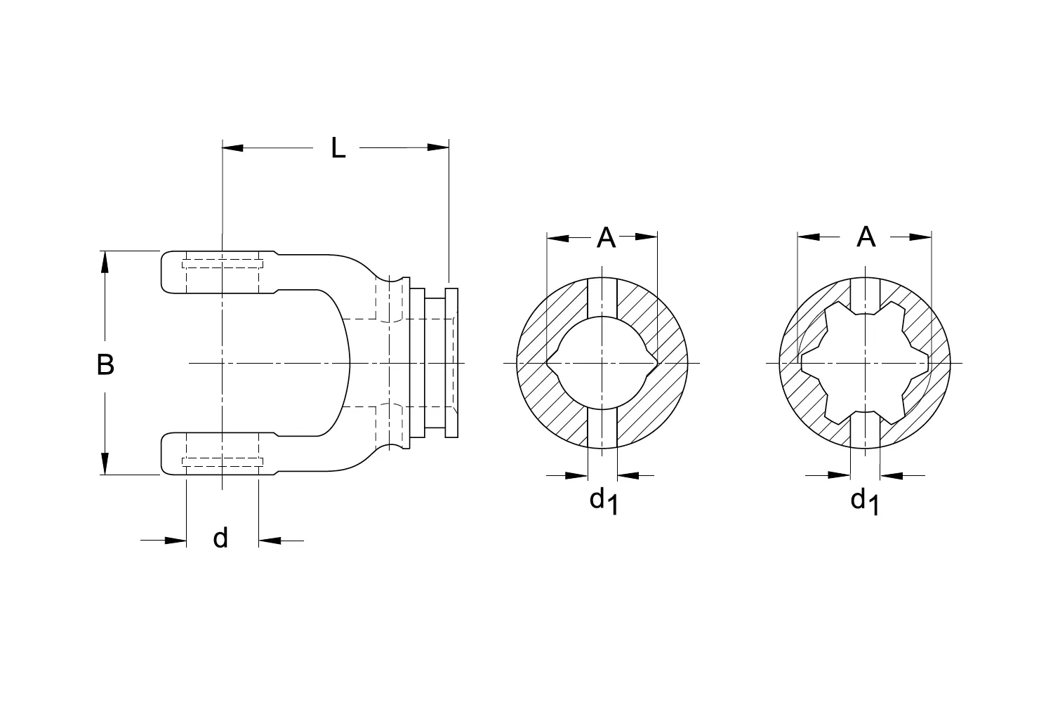 Furca De Cuplare Interioara Rg Pp500 S5 36 100 112 36.14.21 10 Pg20 WALTERSCHEID  # 1125321