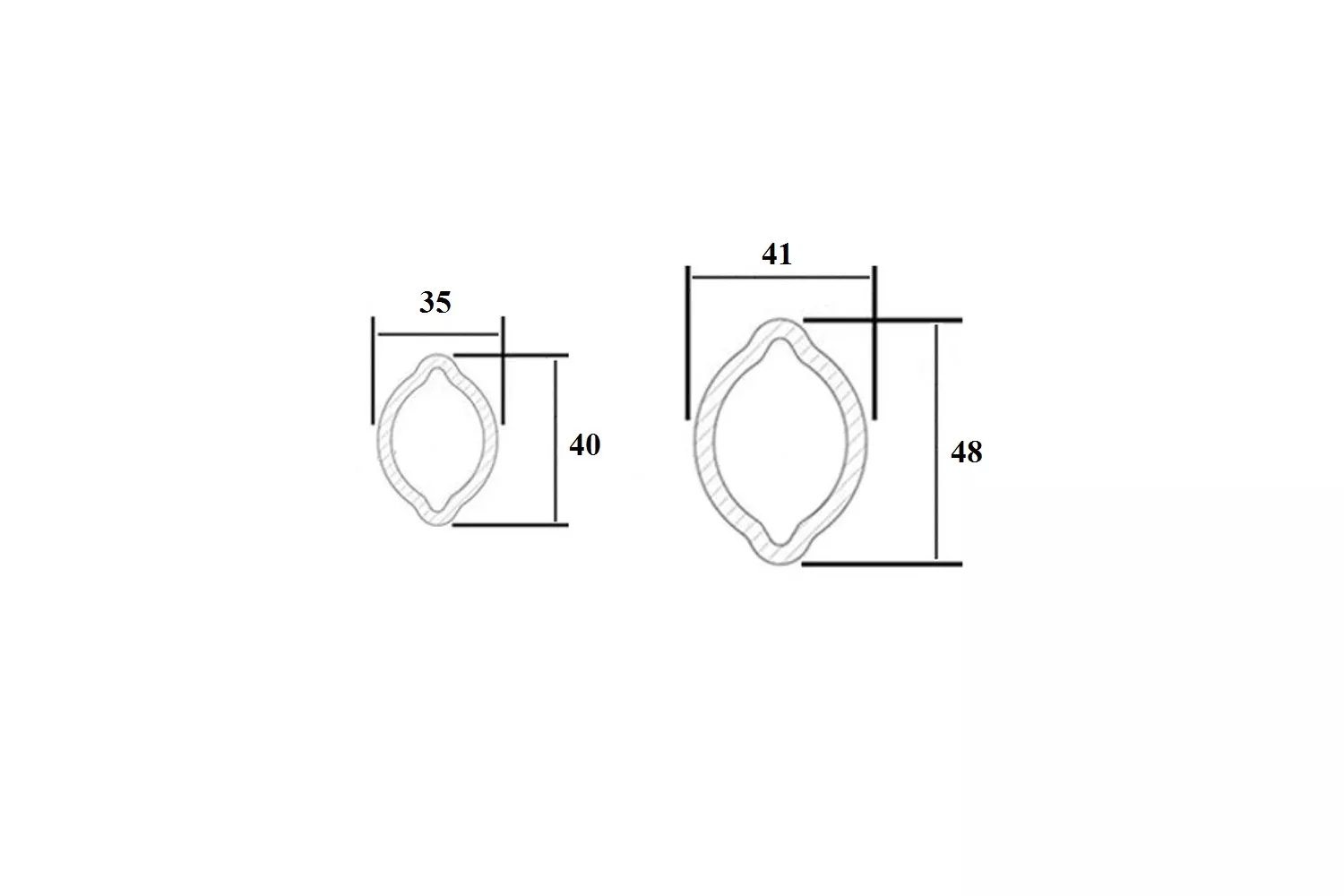 Teava Cardan Cu Doua Muchii 41/48 1M