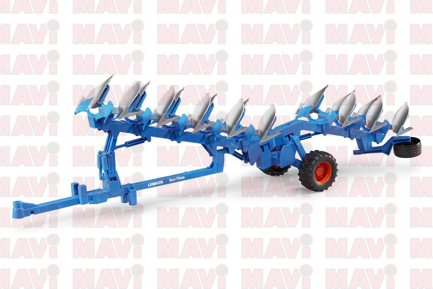 Jucarie Bruder, plug Lemken Vari-Titan, 1:16, 725x150x120 mm # 02250