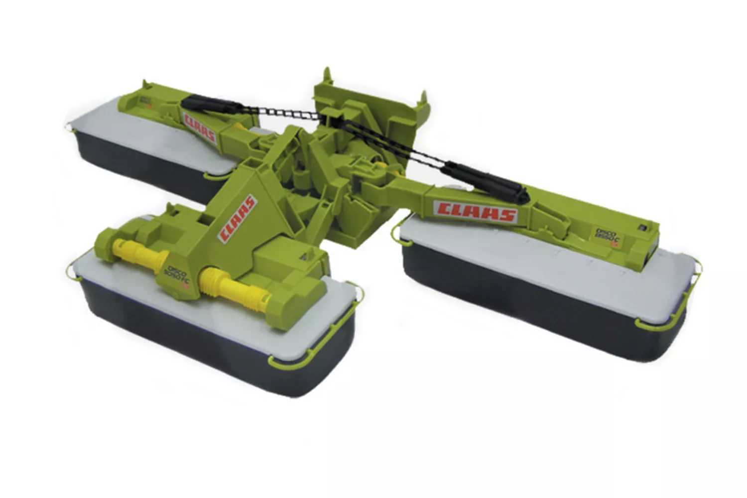 Jucarie Bruder, cositoare tripla Claas Disco 8550, 1:16, 237x488x90 mm # 60002218