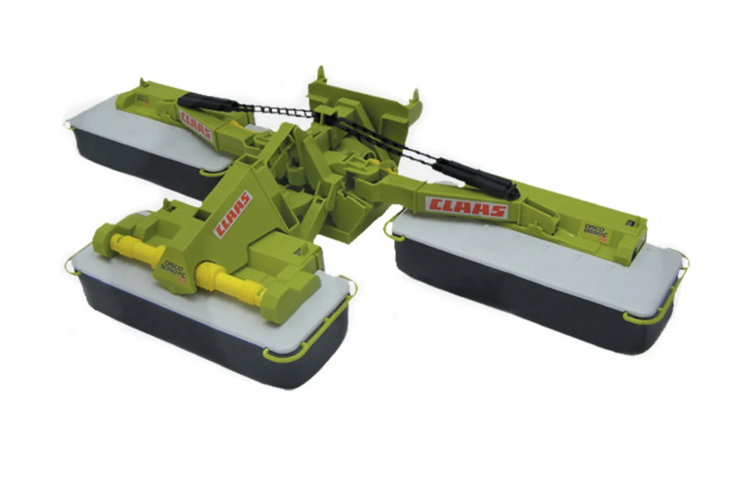 Jucarie Bruder, cositoare tripla Claas Disco 8550, 1:16, 237x488x90 mm # 60002218