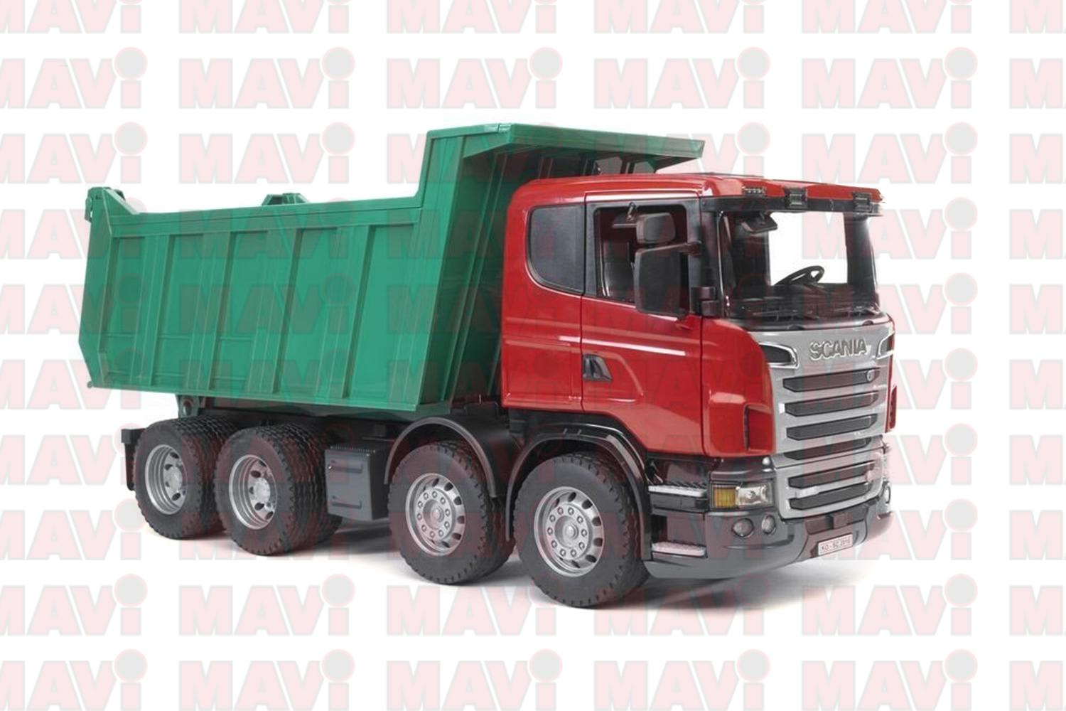 Jucarie Bruder, camion Scania R cu bena basculanta, 1:16, 541x185x244 mm # 03550