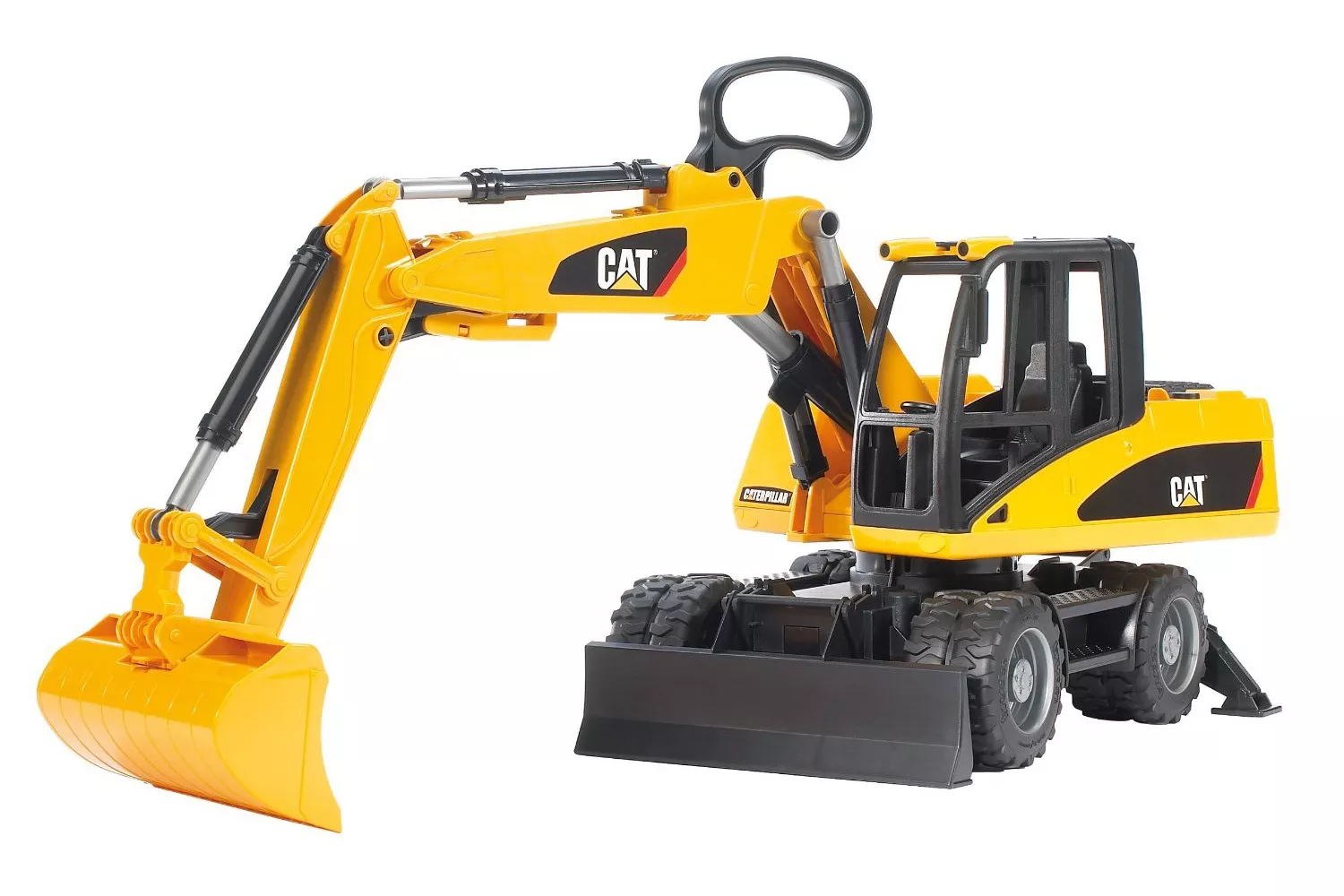 Jucarie Bruder, excavator constructii caterpillar, 1:16, 440x170x270 mm # 02445