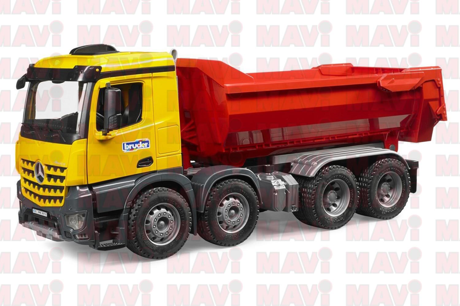 Jucarie Bruder, basculanta Mercedes Benz Arocs, 1:16, 549x188x225 mm # 03623