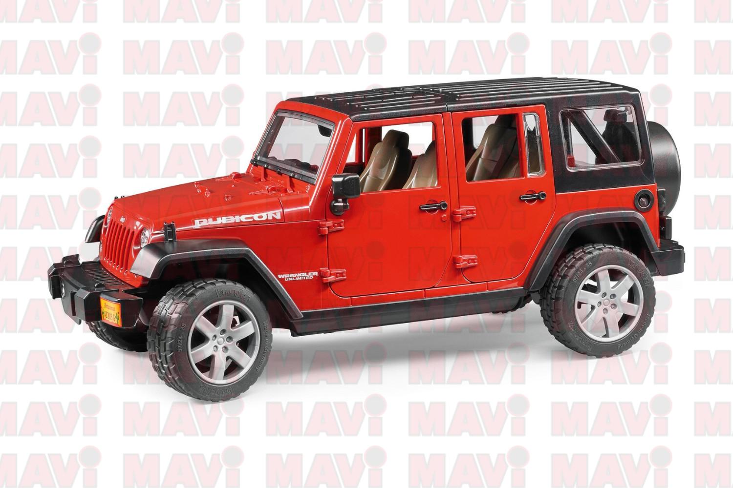 Jucarie Bruder, Jeep Wrangler Unilimited Rubicon, 1:16, 329x144x142 mm # 02525