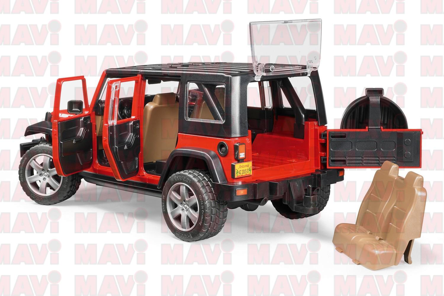 Jucarie Bruder, Jeep Wrangler Unilimited Rubicon, 1:16, 329x144x142 mm # 02525