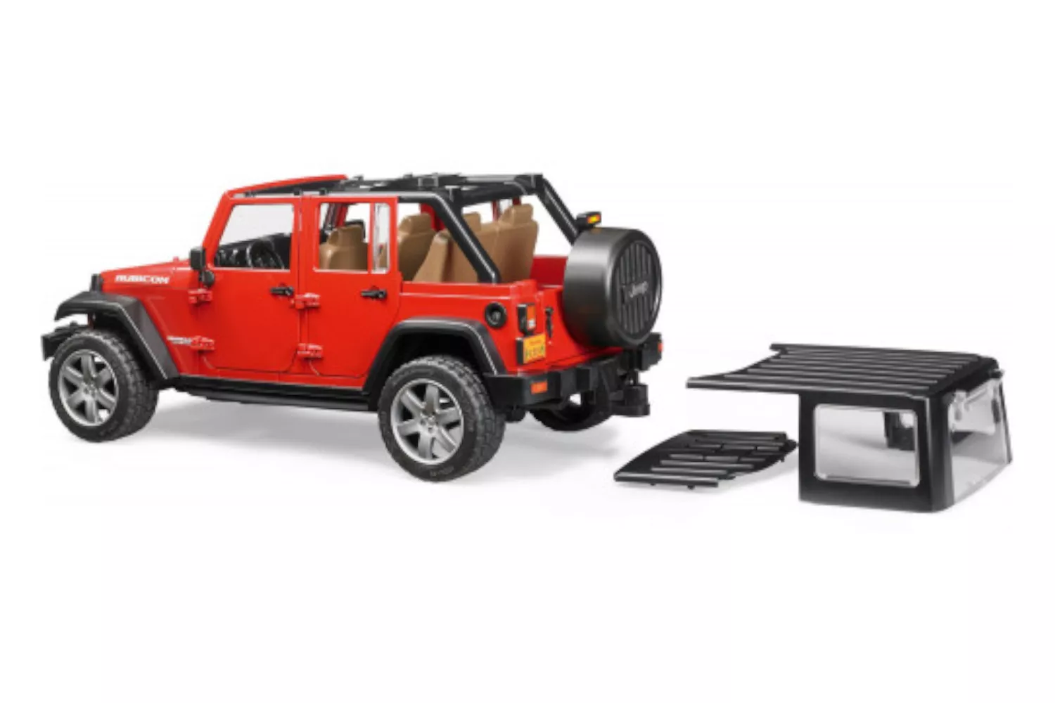 Jucarie Bruder, Jeep Wrangler Unilimited Rubicon, 1:16, 329x144x142 mm # 02525