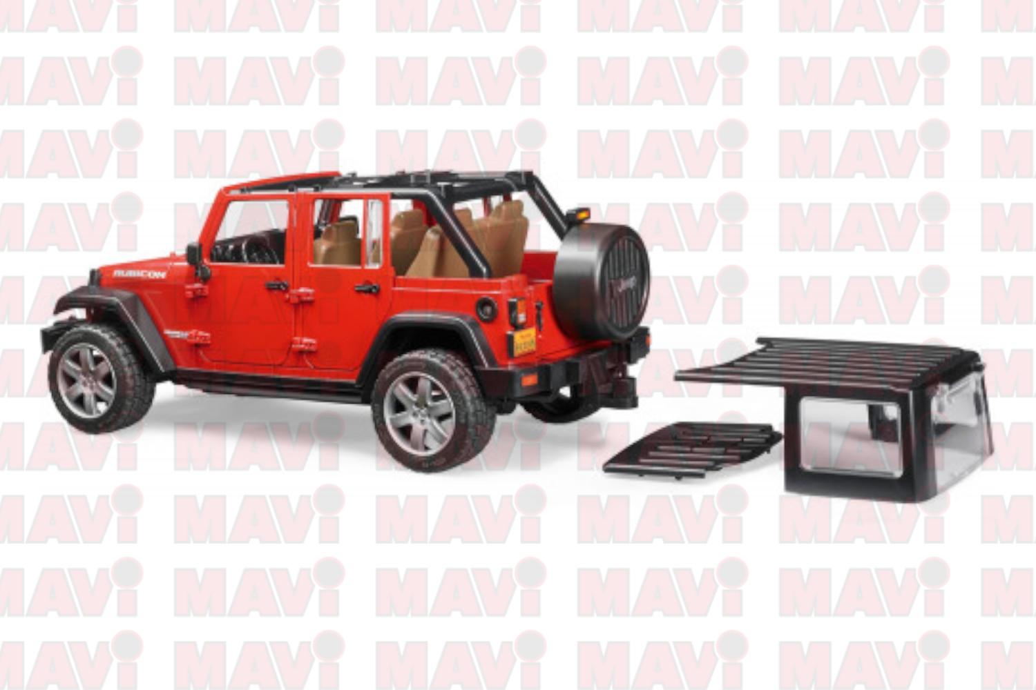 Jucarie Bruder, Jeep Wrangler Unilimited Rubicon, 1:16, 329x144x142 mm # 02525