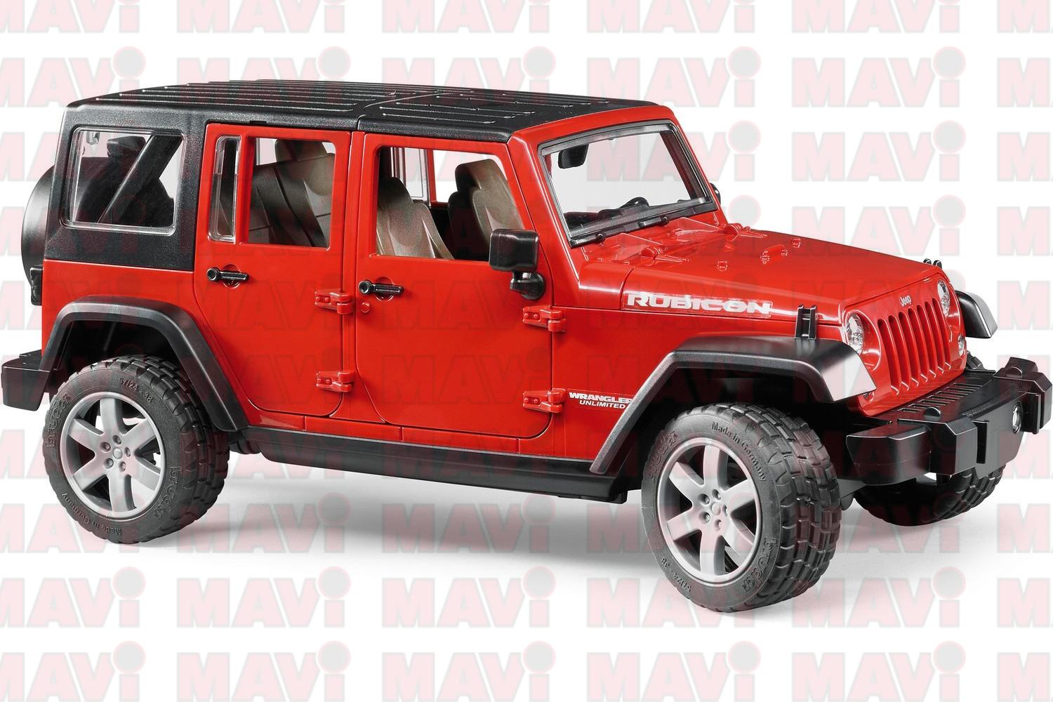 Jucarie Bruder, Jeep Wrangler Unilimited Rubicon, 1:16, 329x144x142 mm # 02525