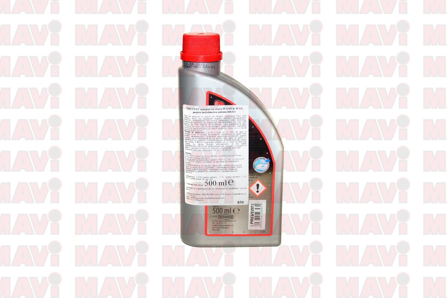 Sampon Auto Wash&Wax 0.5 kg Prevent