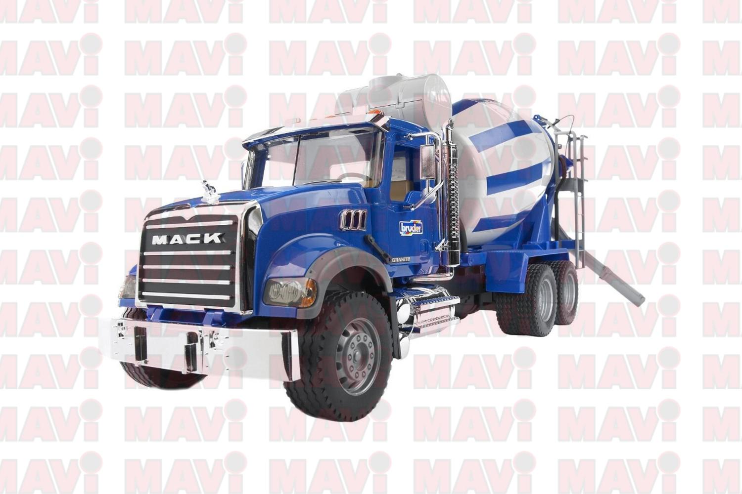 Jucarie Bruder, camion malaxor Mack Granite, 1:16, 665x185x275 mm # 02814