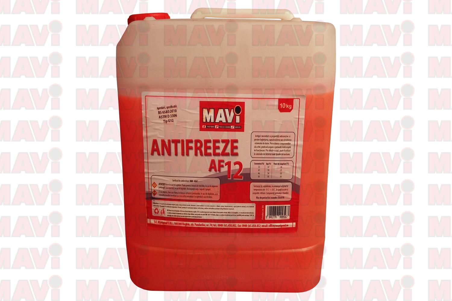 Antigel Concentrat AF12 10 kg MAVI