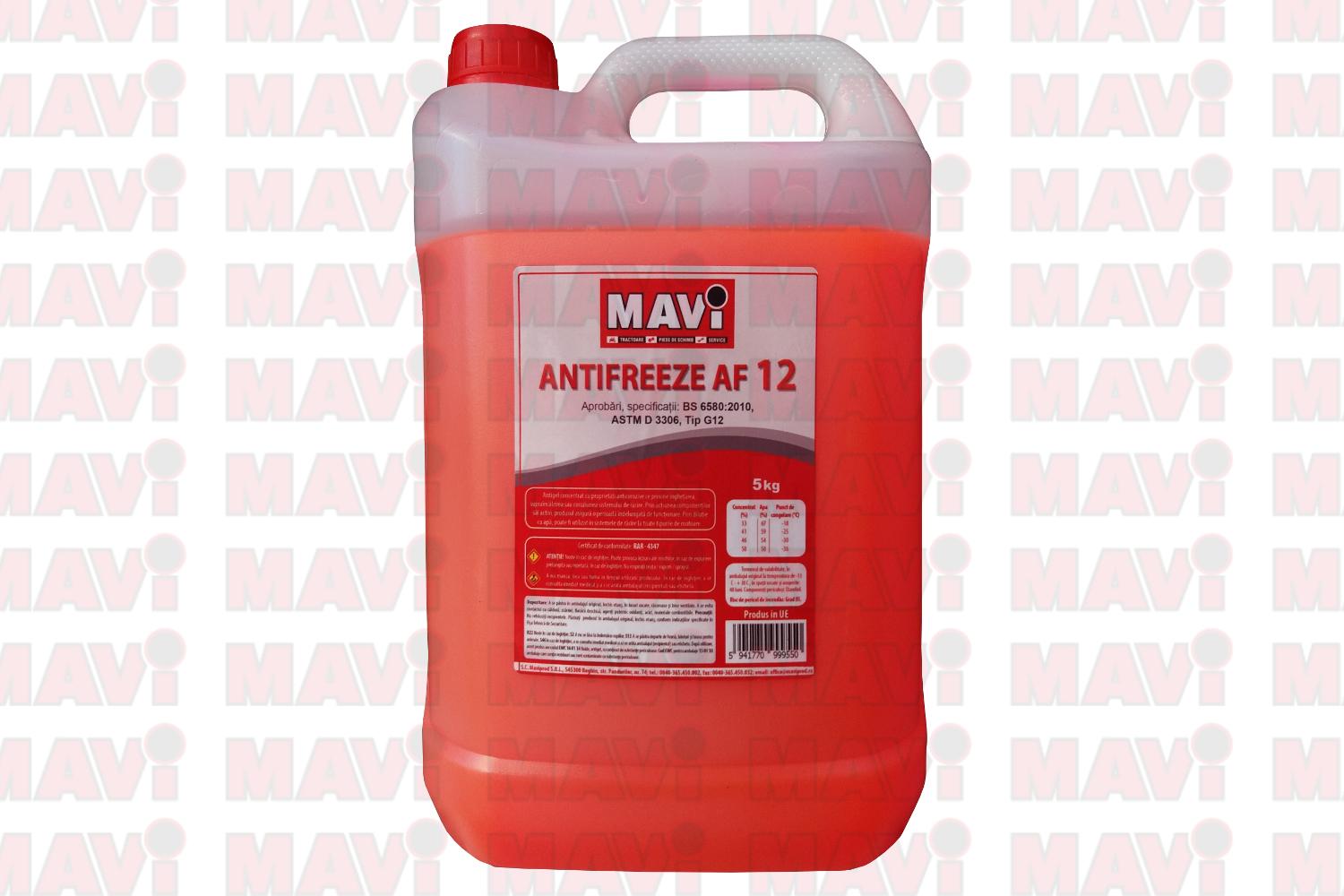 Antigel Concentrat AF12 5 kg MAVI