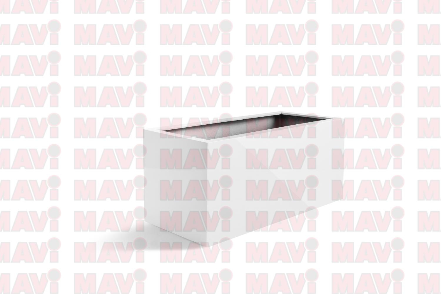 Ghiveci Argento Box, 60x30x30 cm, alb # F006