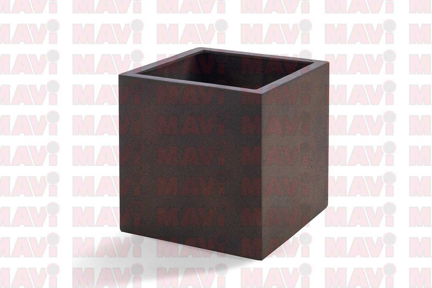 Ghiveci Grigio Cube, 30x30x30 cm, aramiu # F644