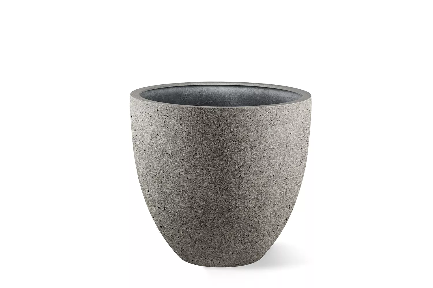 Ghiveci Grigio Egg Pot, 32x29 cm, piatra naturala # F188