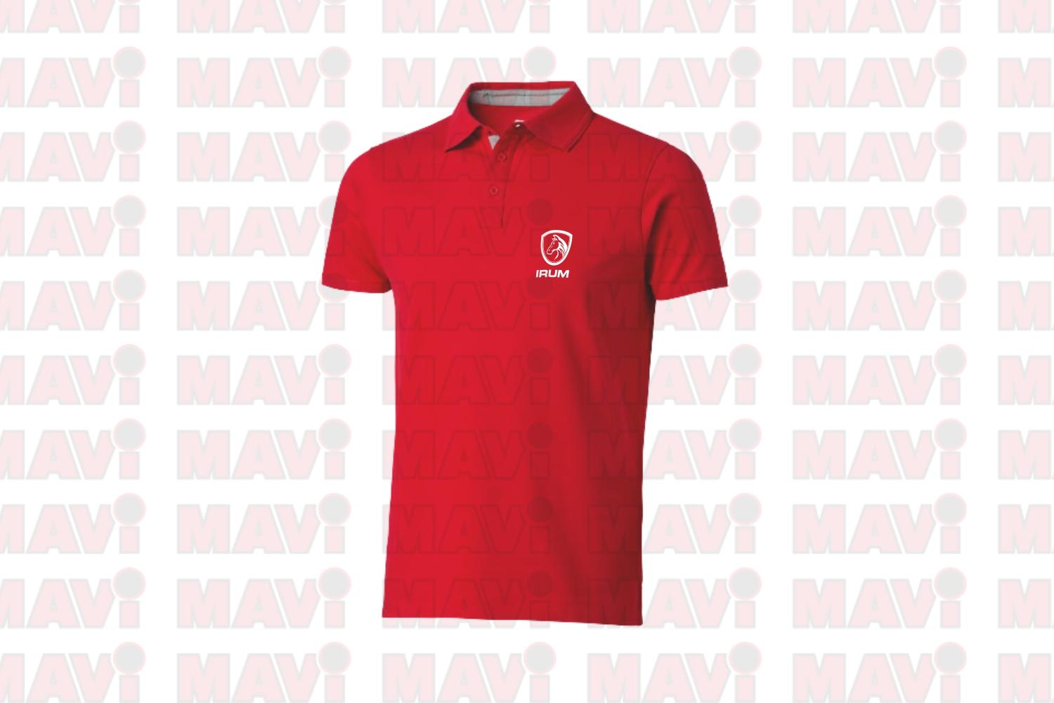 Tricou Polo Barbati Rosu Irum