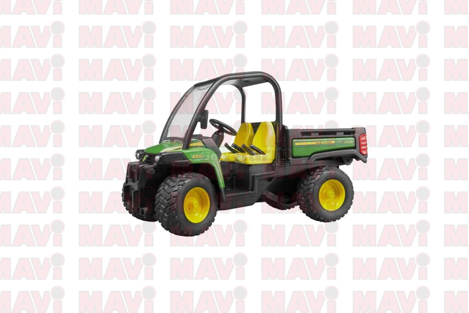 Jucarie Bruder, masina forestiera John Deere Gator Xuv 855D, 1:16, 226x113x140 mm # 02491