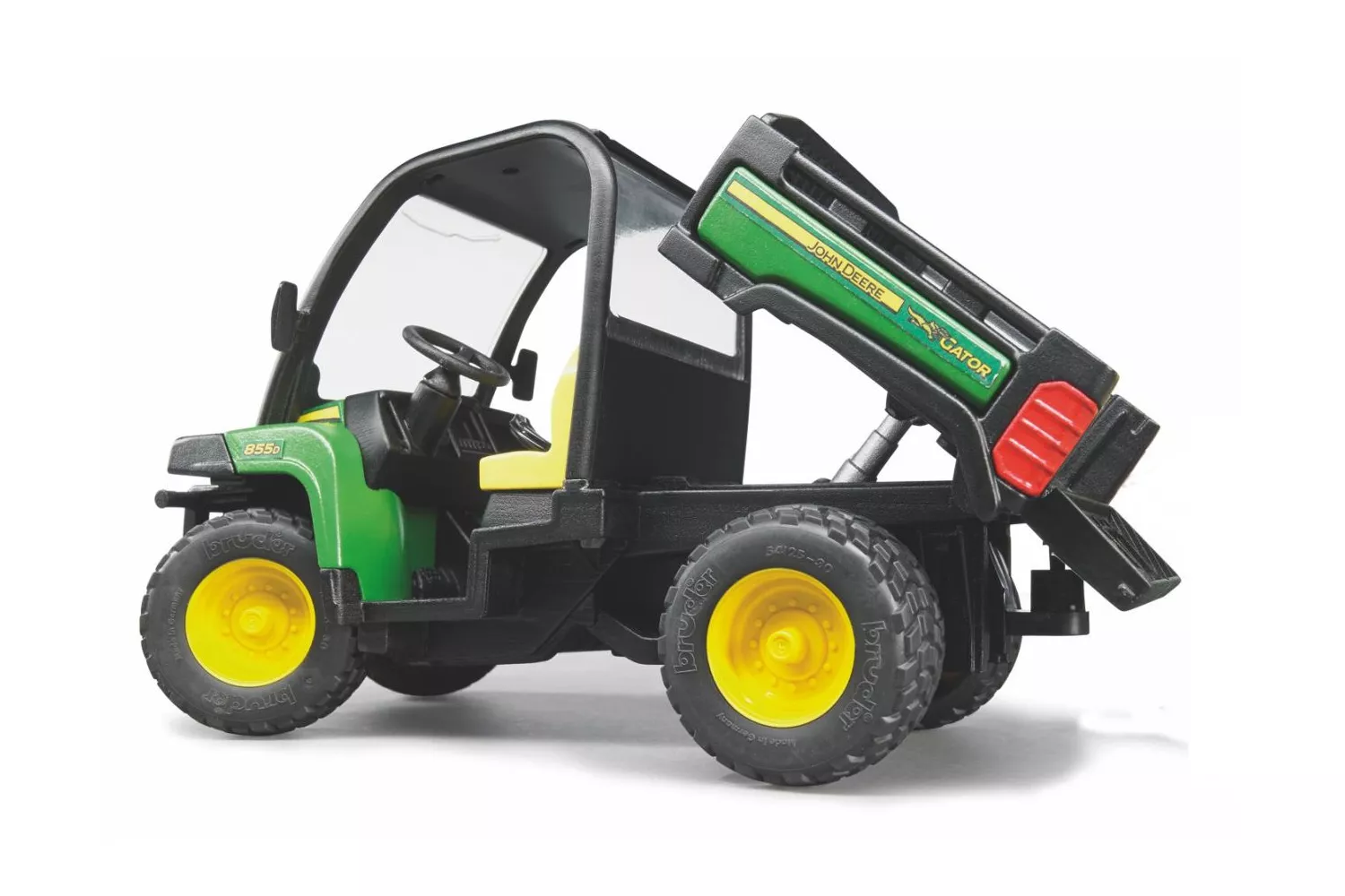 Jucarie Bruder, masina forestiera John Deere Gator Xuv 855D, 1:16, 226x113x140 mm # 02491