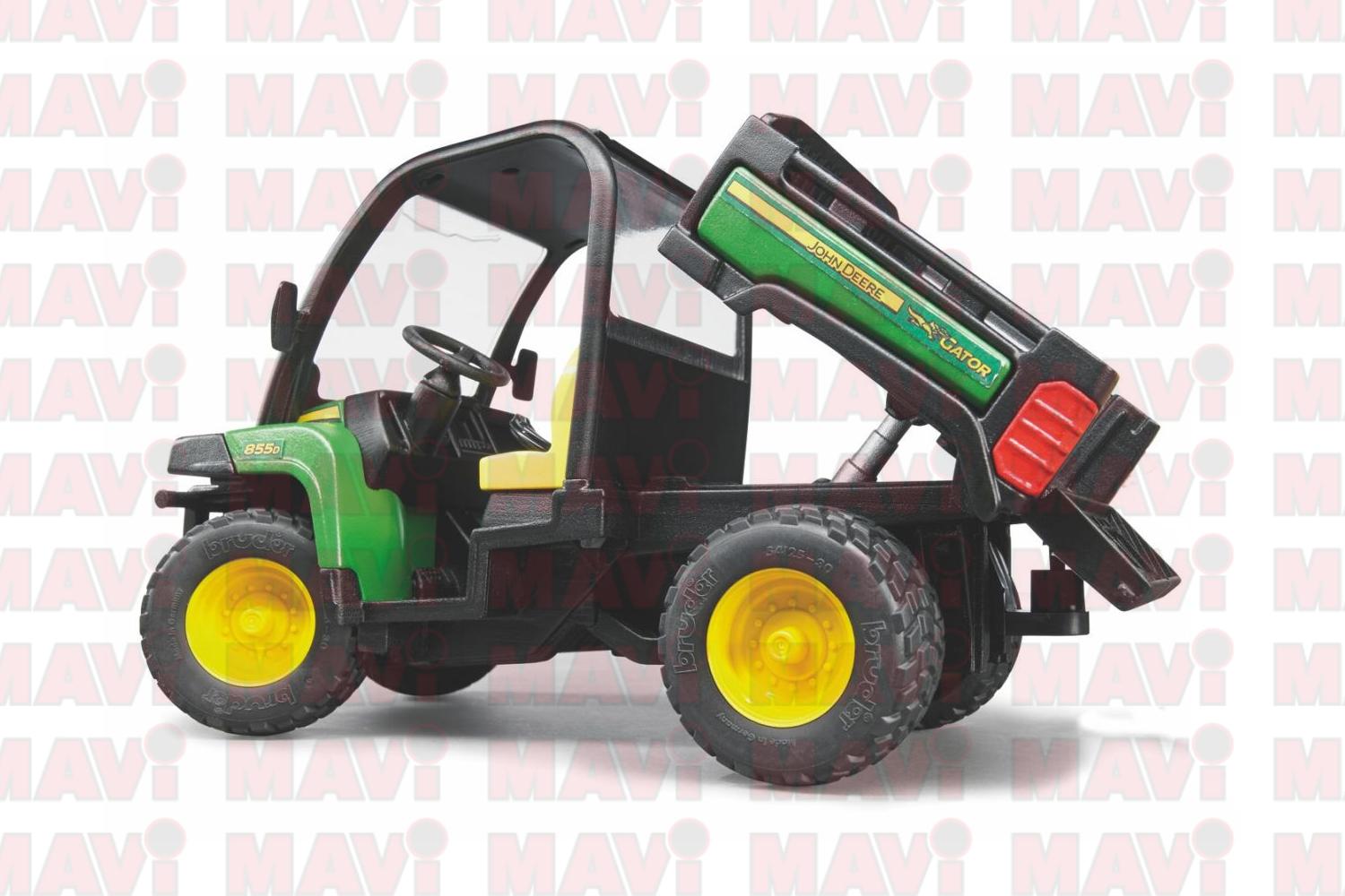 Jucarie Bruder, masina forestiera John Deere Gator Xuv 855D, 1:16, 226x113x140 mm # 02491