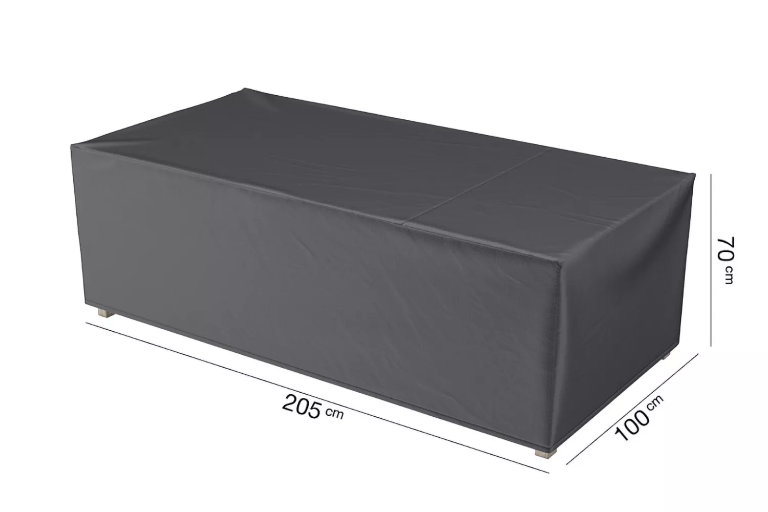 Husa de protectie pentru banca de gradina AeroCover, 205X100X70 cm # 7961