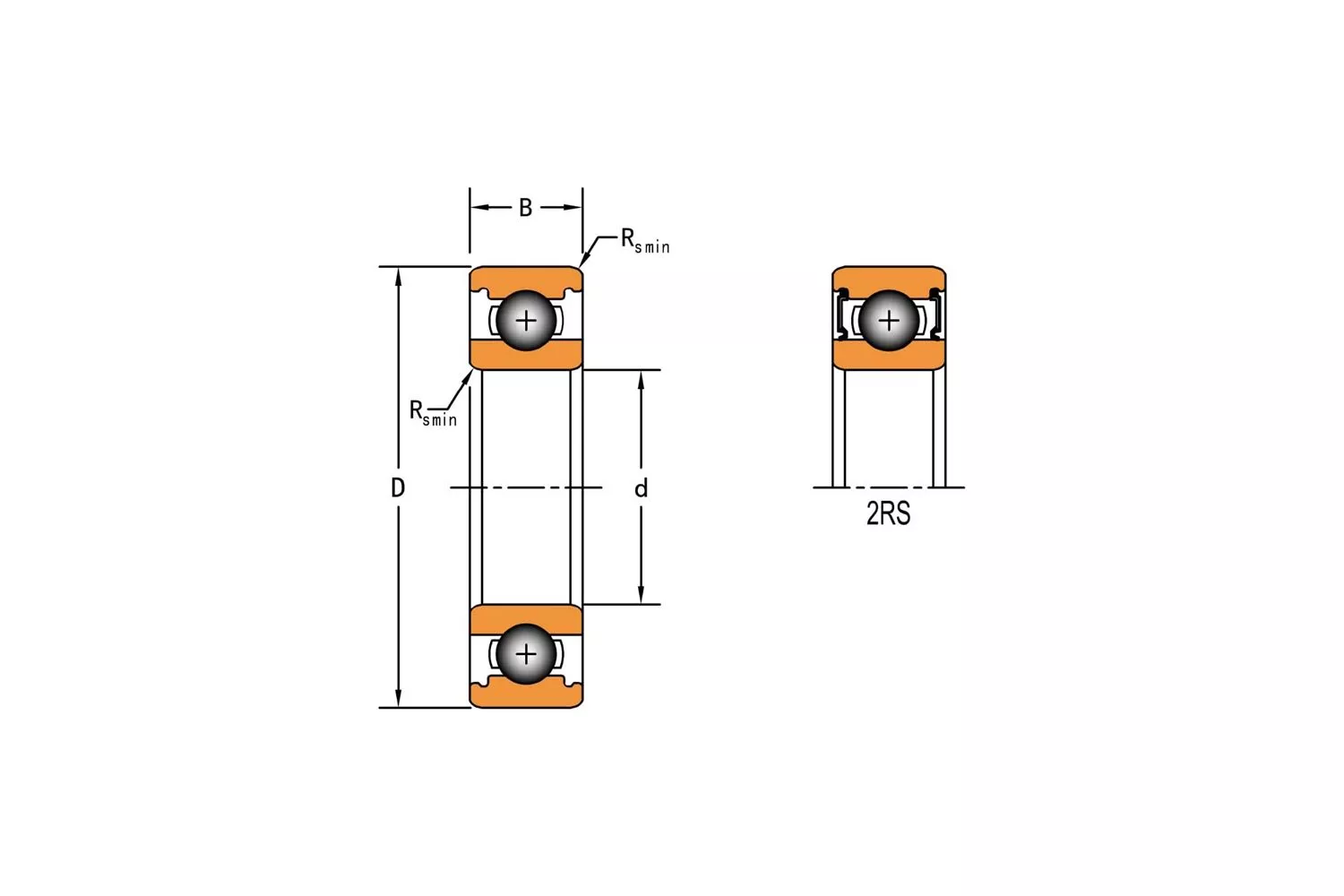 Rulment 6001 2Rs Timken